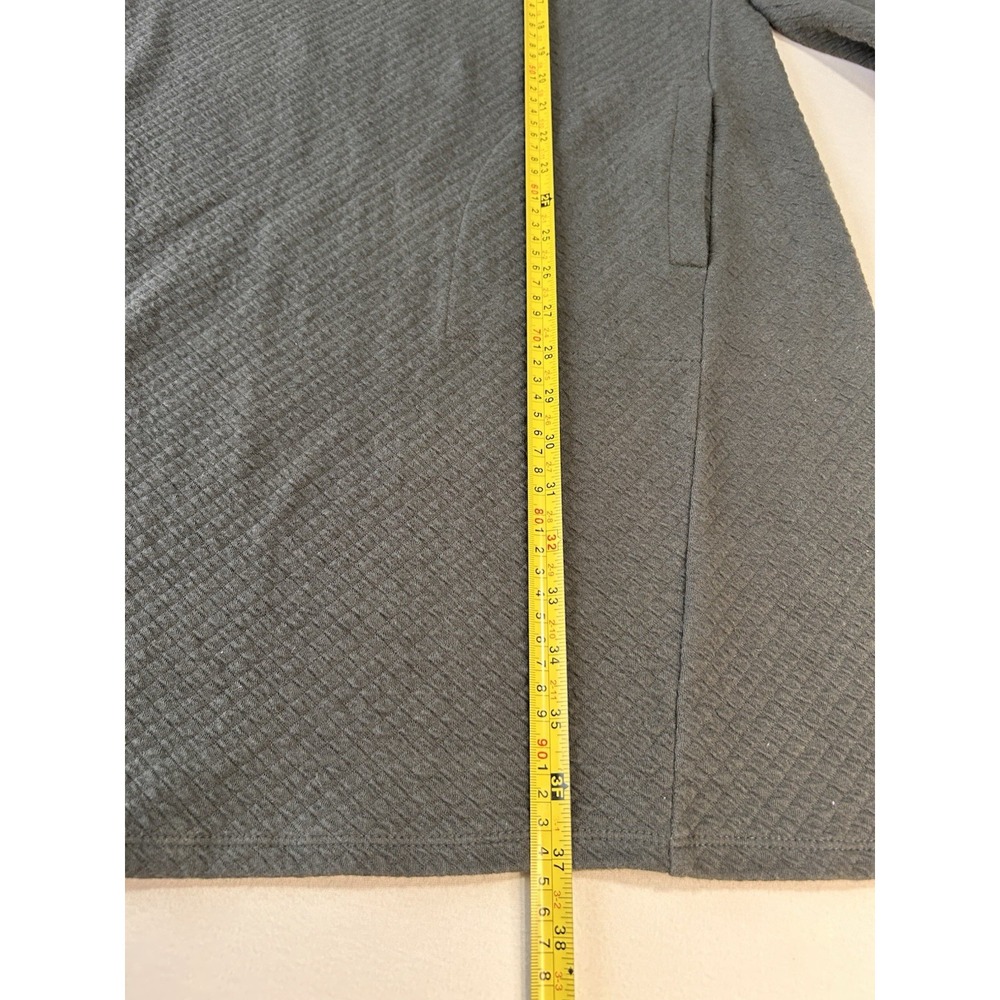 Pure Jill J.Jill Women's L Charcoal Textured Cotton Tunic Dress Pockets - Picture 9 of 9
